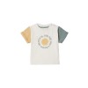 T-shirt met zonnetje - Bisbee whitecap gray